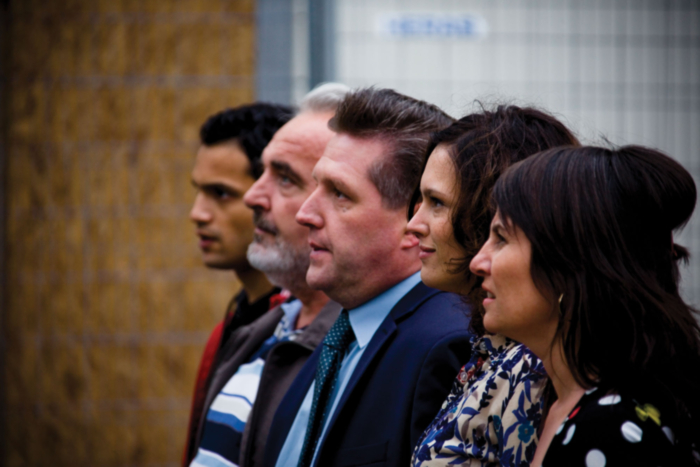 Saïd Jaafari, Michel Van Dousselaere, Dirk Tuypens, Marieke Dilles, Elke Dom